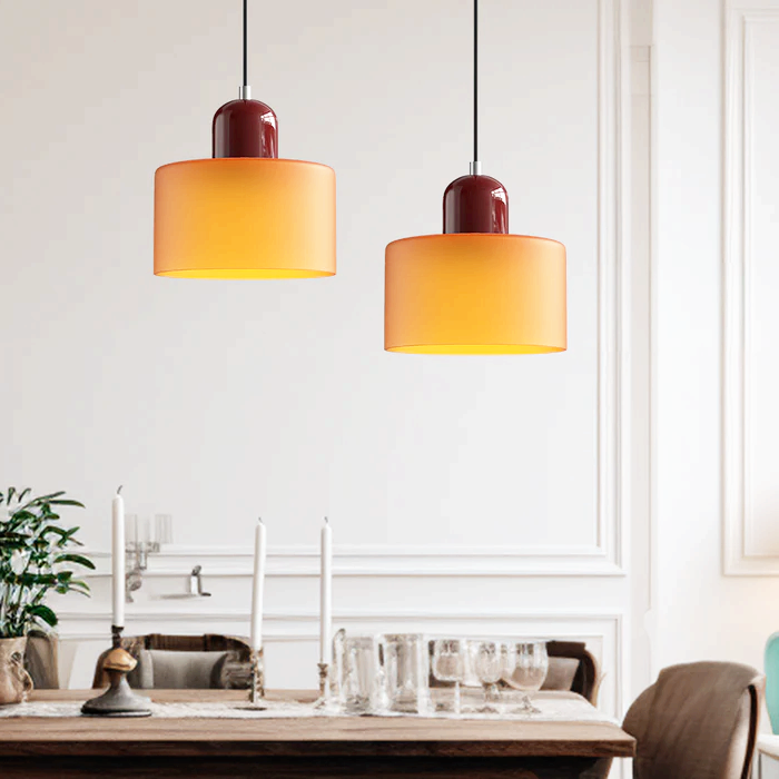 ClairCylindre™ – Chandelier Moderne au Style Structuré