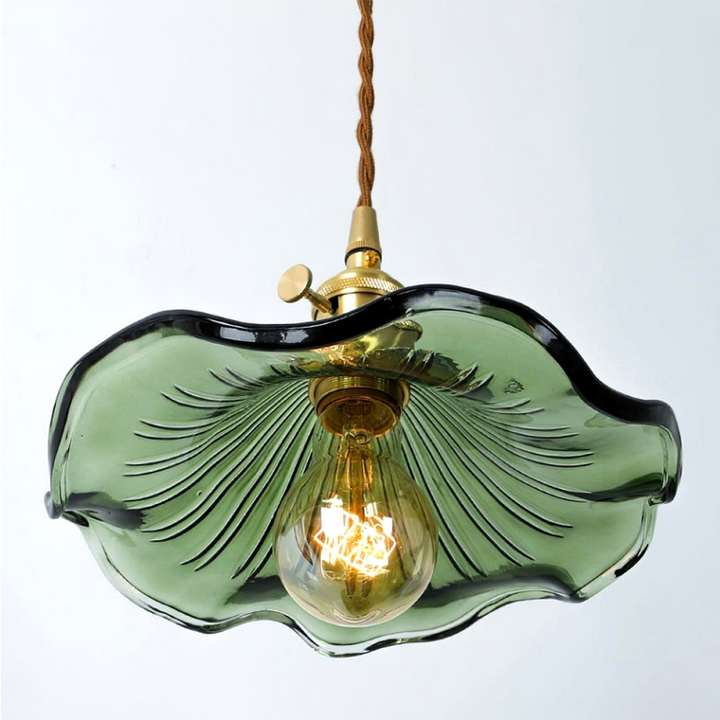 HibiLustre™ – Luminaire Pétale au Style Rétro