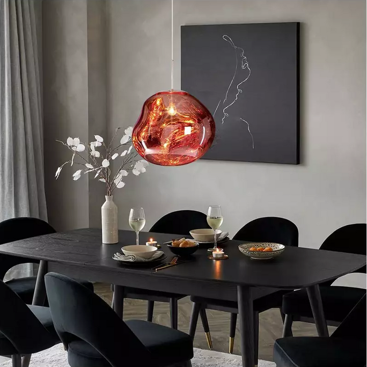 FonteVerre™ – Éclairage Suspendu Chic à Effet Verre Fondu