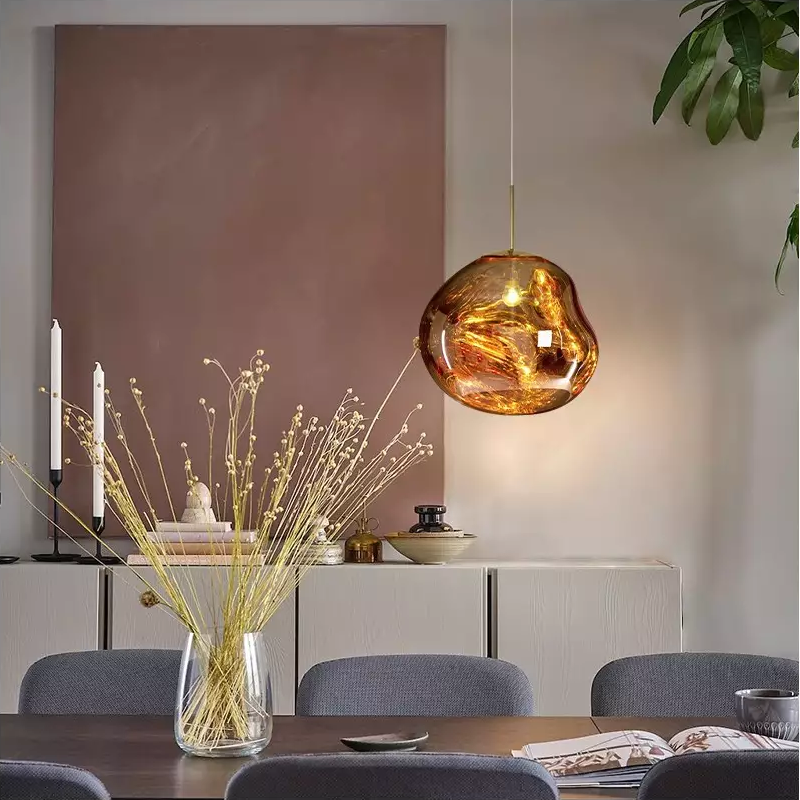 FonteVerre™ – Éclairage Suspendu Chic à Effet Verre Fondu