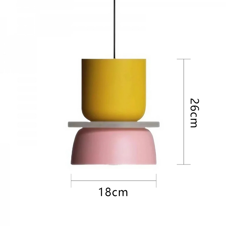 LumiMacaron™ – Suspension Design aux Couleurs Douces