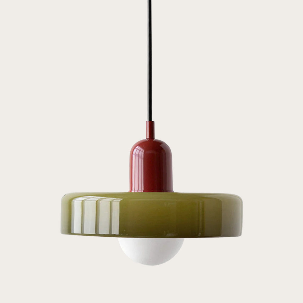 LumiModèle™ – Suspension Géométrique en Verre et LED