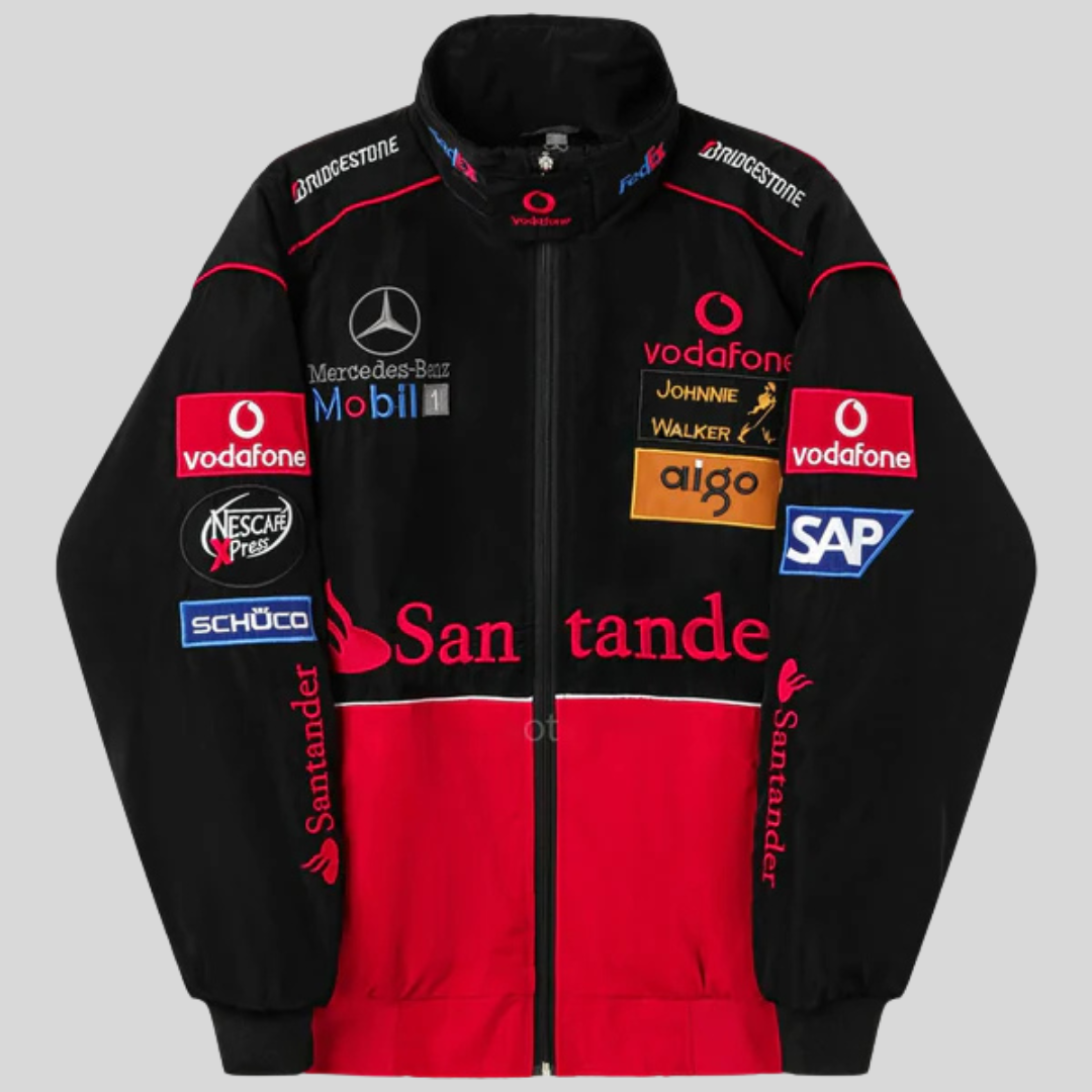 RetroPit™ – Blouson F1 Style Années 90 Mercedes-McLaren