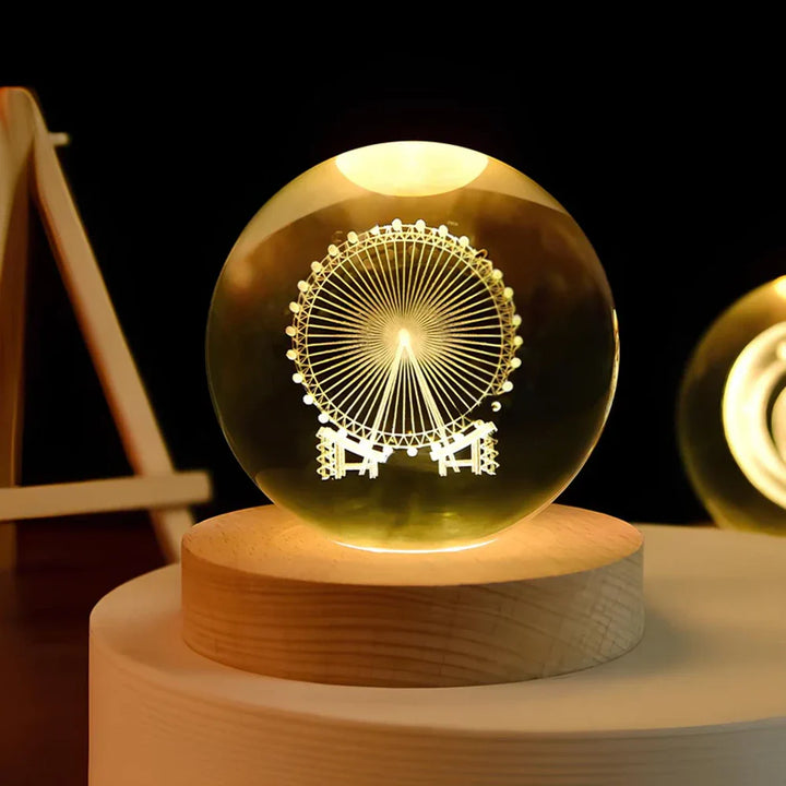 CristalAura™ – Boule de cristal lumineuse