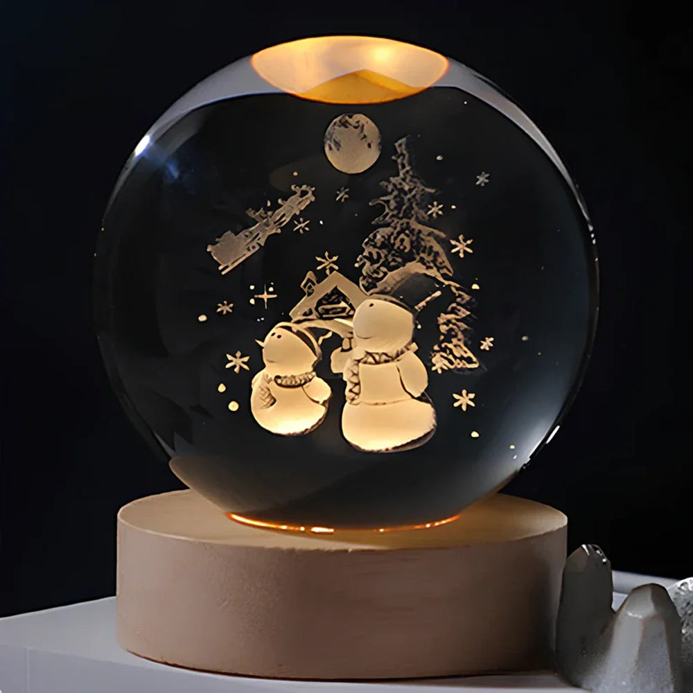 CristalAura™ – Boule de cristal lumineuse