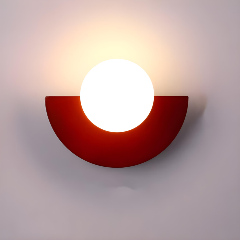 VerraLume™ – Applique LED en Verre Teinté au Style Scandinave