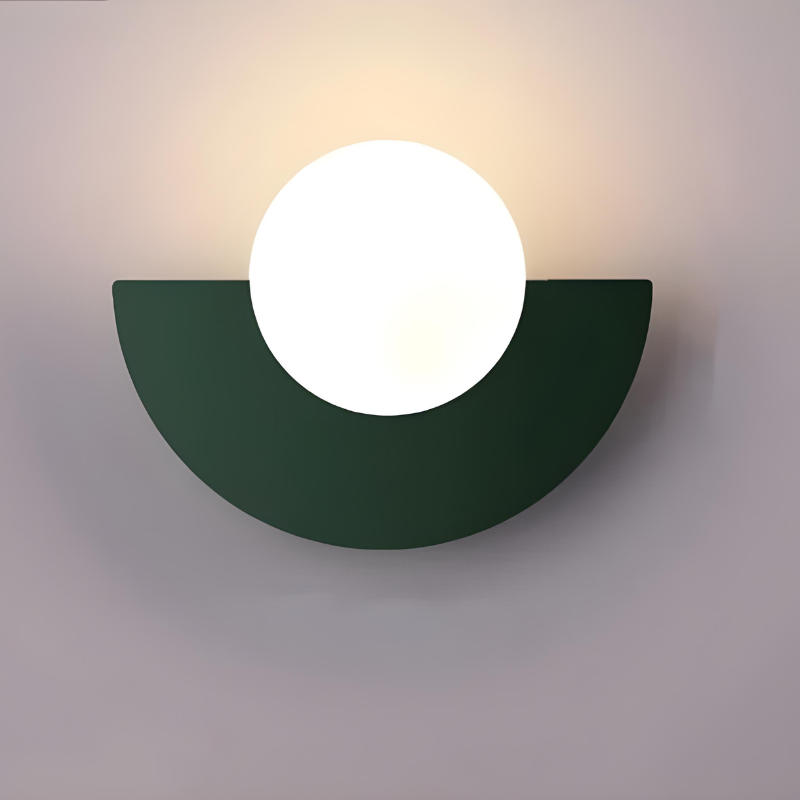 VerraLume™ – Applique LED en Verre Teinté au Style Scandinave