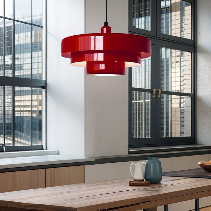 FerMédiéval™ – Lustre Rétro à Trois Niveaux en Fer Forgé