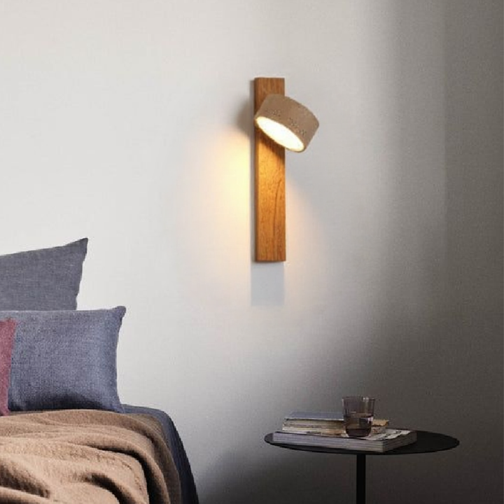 Blancréa™ – Applique Murale Chic en Travertin