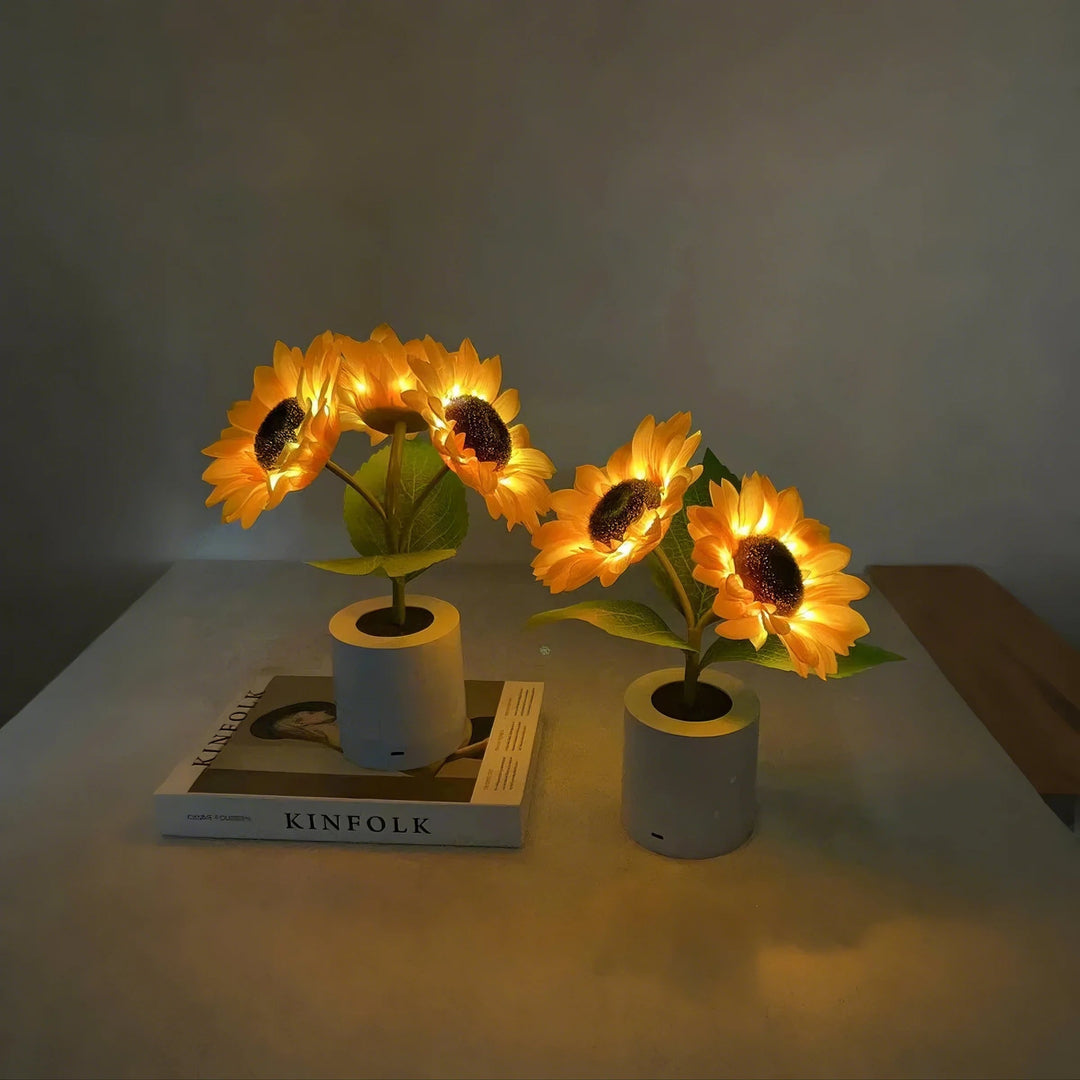 SoleaLume™ – Lampe de Table Tournesol Créative