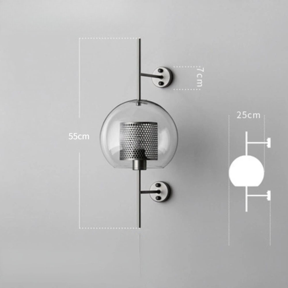 ÉclatModerne™ – Applique en Verre au Design Minimaliste