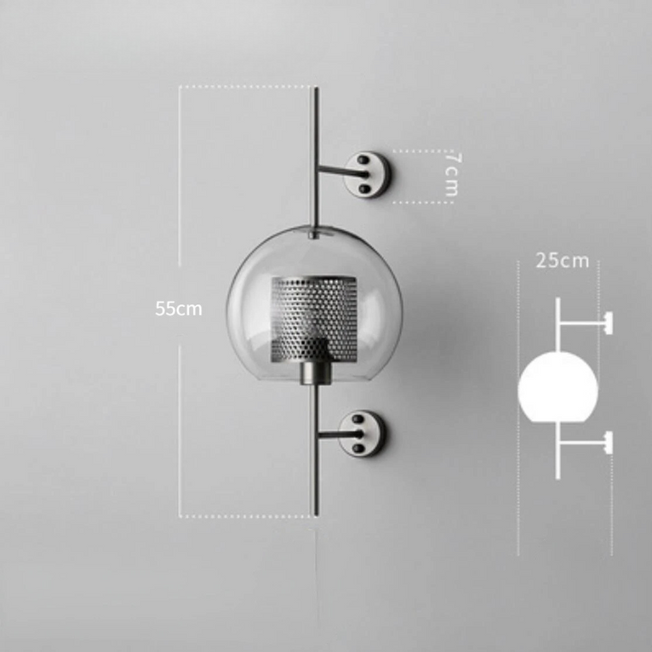 ÉclatModerne™ – Applique en Verre au Design Minimaliste