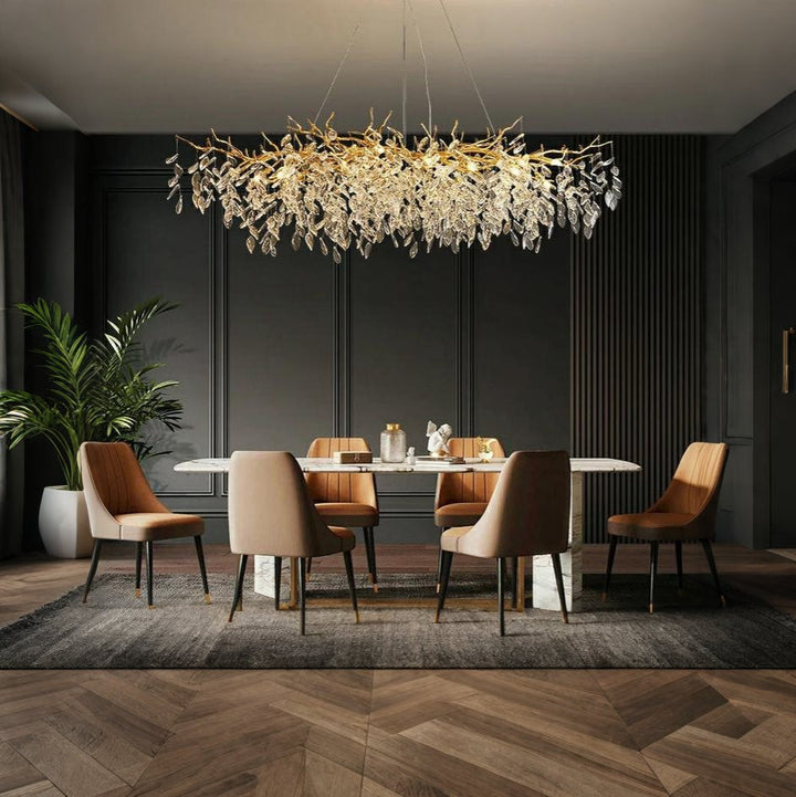 PrestigeCiel™ – Chandelier de Plafond Élégant et Étincelant