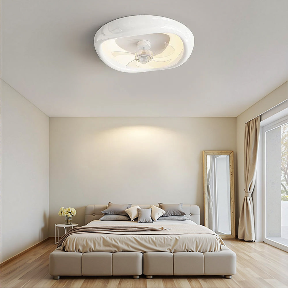 MacaronaLume™ – Ventilateur de Chambre Élégant avec LED