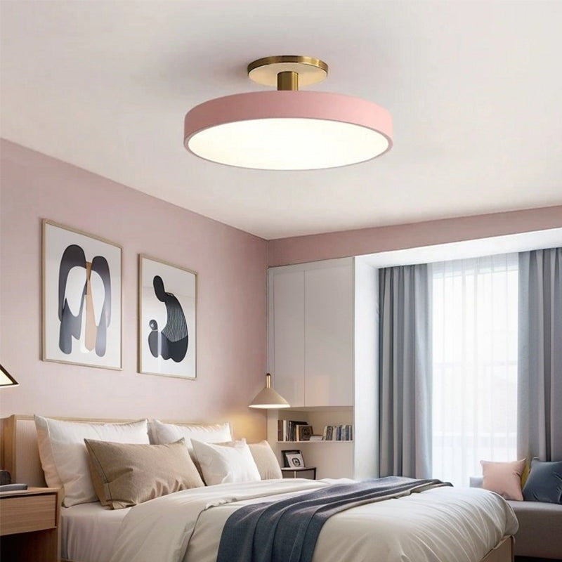 ScandiLumi™ – Luminaire Affleurant Rond et Épuré