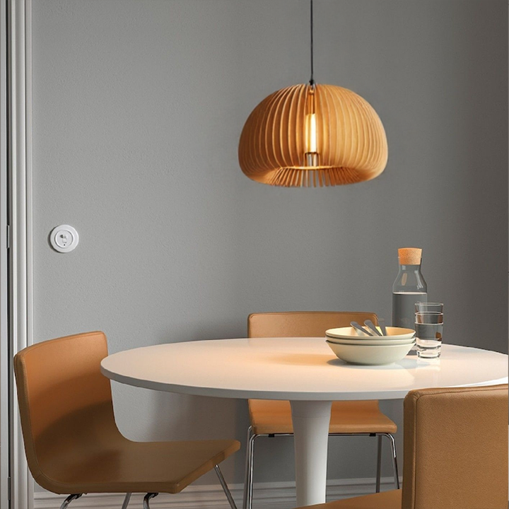 CitroLume™ – Chandelier Naturel au Design Citrouille