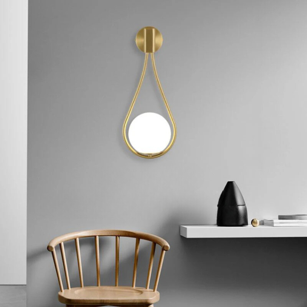 VerreLuna™ – Applique LED Suspendue au Style Aérien