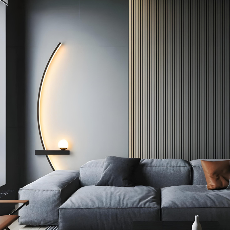 CercleLumi™ – Applique Contemporaine en Arc Lumineux