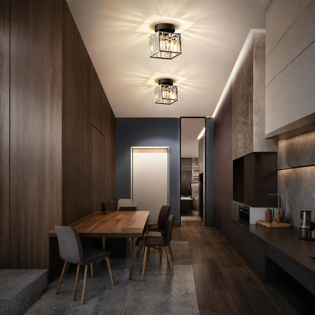 ÉclatBoréal™ – Luminaire de Plafond en Cristal Moderne Nordique