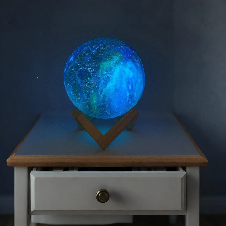 LuneCréa™ – Lampe de Table Inspirée de la Lune et de l’Espace