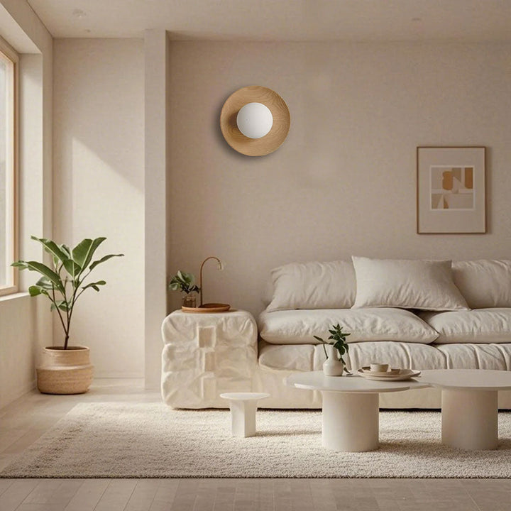 NaturaLume™ – Applique Murale Simple en Bois
