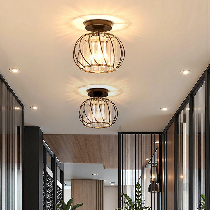 VerriLume™ – Suspension Moderne en Verre Façon Lanterne
