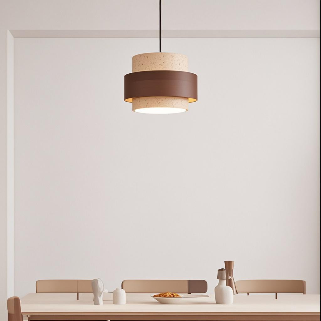 TerraWabi™ – Suspension Vintage en Pierre au Style Épuré