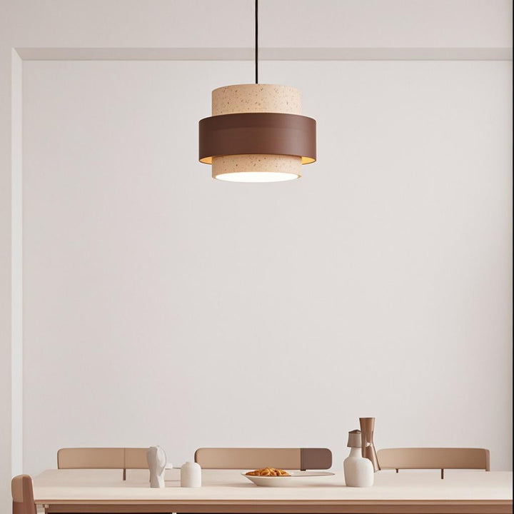 TerraWabi™ – Suspension Vintage en Pierre au Style Épuré