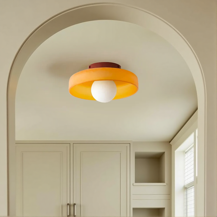 LumiPure™ – Plafonnier Rond Encastré au Design Épuré