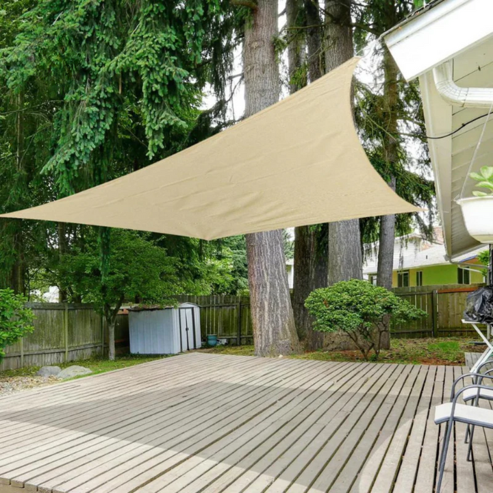 SunSquare™ – Voile d’Ombrage Carrée Couleur Sable