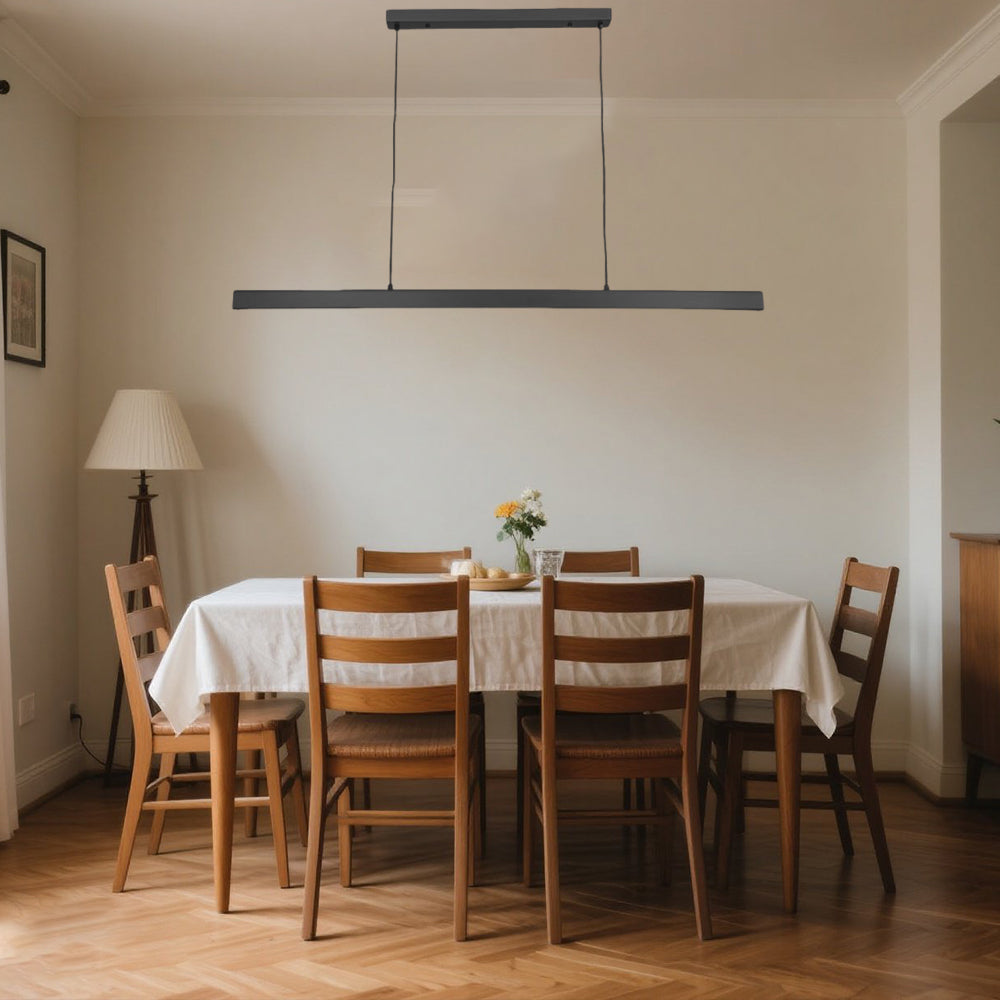 LinéaLumi™ – Lustre Minimaliste en Bande Longue