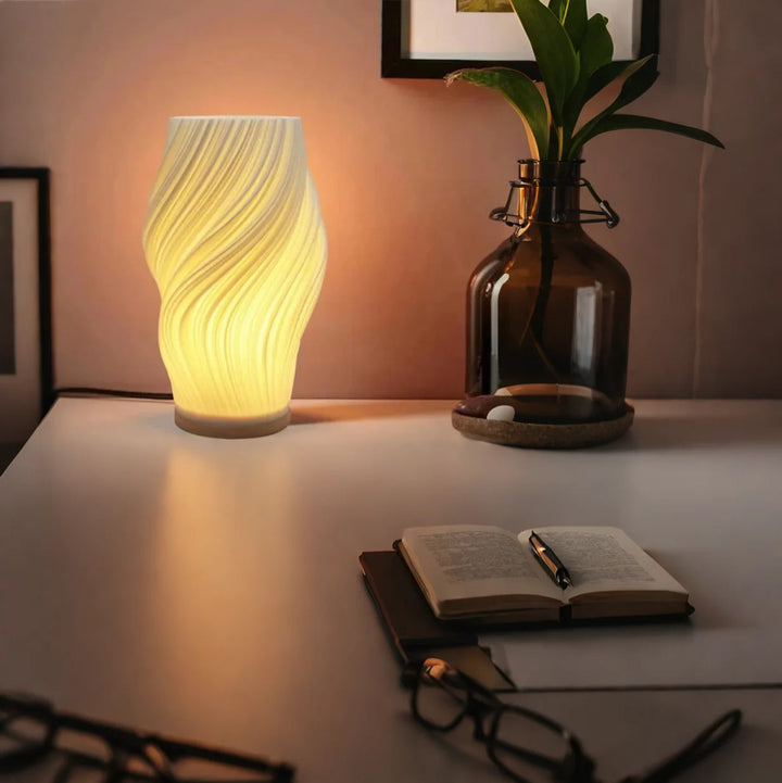 RayonNuit™ – Lampe de Nuit Élégante à Motif Spirale