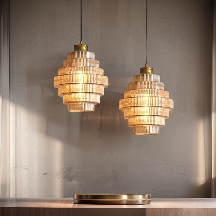 Clartis™ – Suspension Élégante au Design Verrier