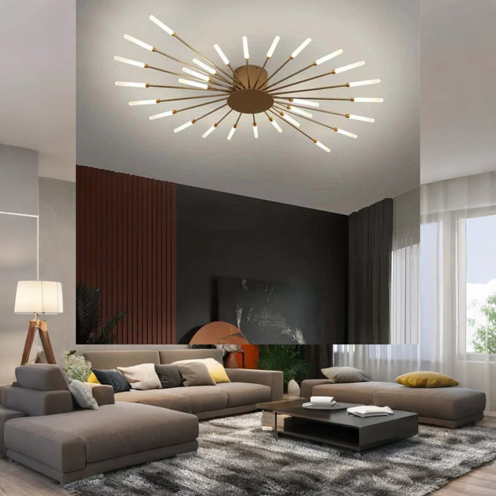 LumiFête™ – Éclairage Plafond Inspiré des Feux d’Artifice