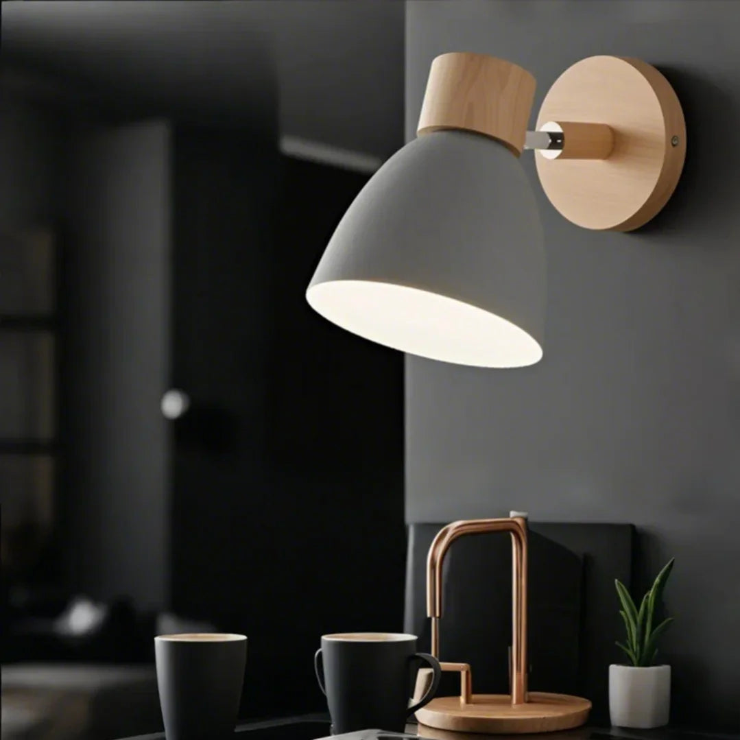 ScandiLuxe™ – Lampe Murale Suspendue Design Naturel
