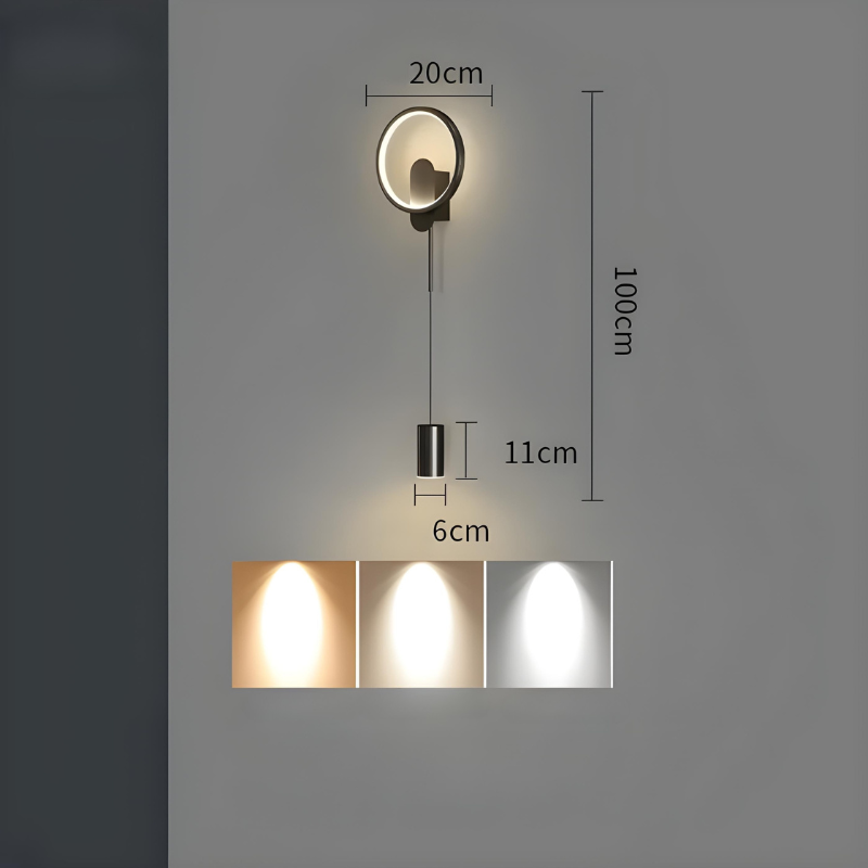 LumiLounge™ – Applique Murale Moderne pour Salon