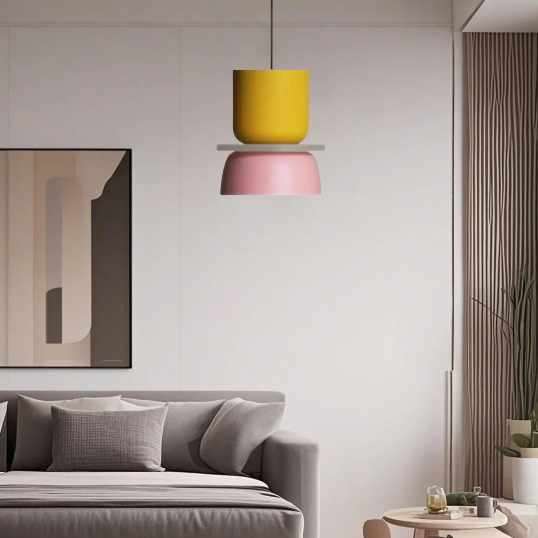LumiMacaron™ – Suspension Design aux Couleurs Douces