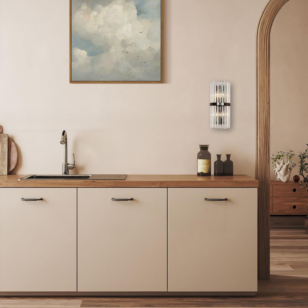 Métallure™ – Applique Murale Haut de Gamme au Fini Acier