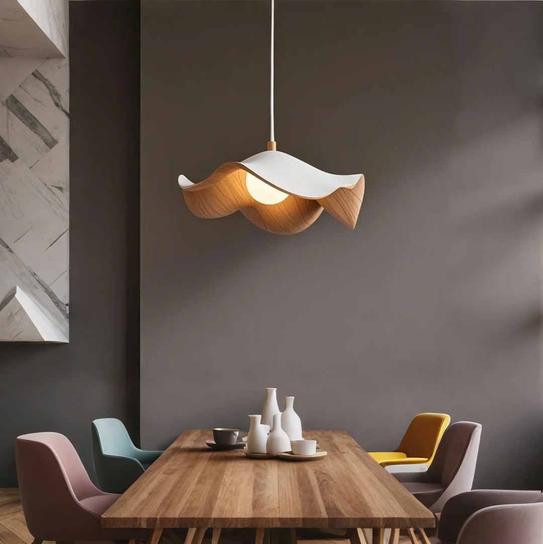 BoisSingulier™ – Suspension en Bois Unique et Élégante