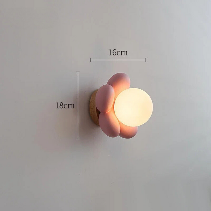 FleurLune™ – Éclairage Mural Doux en Forme de Fleur