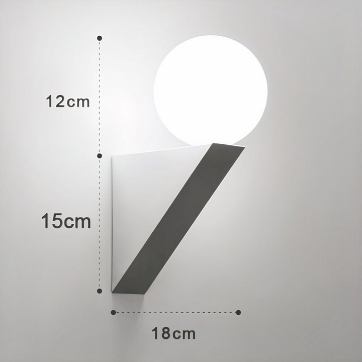 LumiOr™ – Applique Murale LED en Verre au Design Élégant