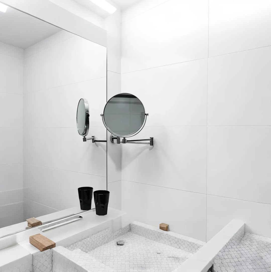 MiroLumi™ – Miroir Mural LED à Trois Tons Réglables