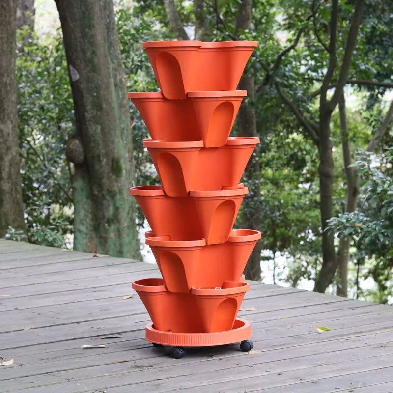 VertiPlante™ – Serre de Culture Compacte avec Roues et Plateaux