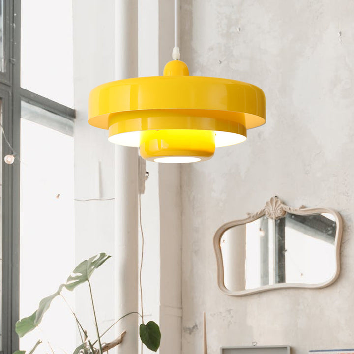 FerMédiéval™ – Lustre Rétro à Trois Niveaux en Fer Forgé