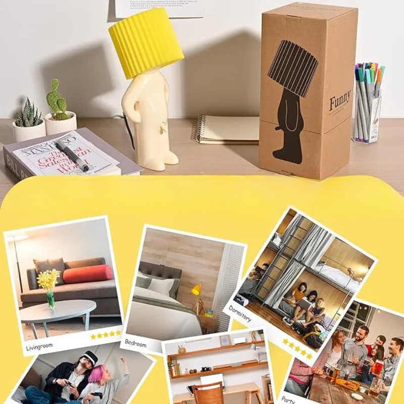 SmileLamp™ – Lampe LED Colorée et Fun