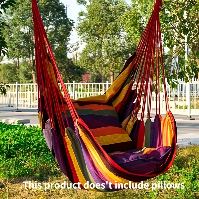 HamacLounge™ – Chaise Hamac en Tissu Résistant sans Coussin