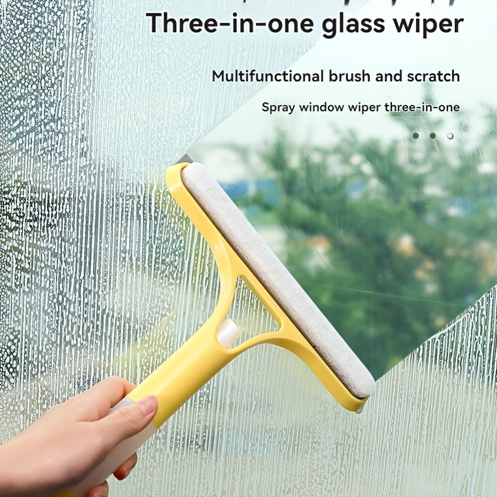 ClearSweep™ – Outil 3-en-1 de Nettoyage de Vitres avec Pulvérisateur