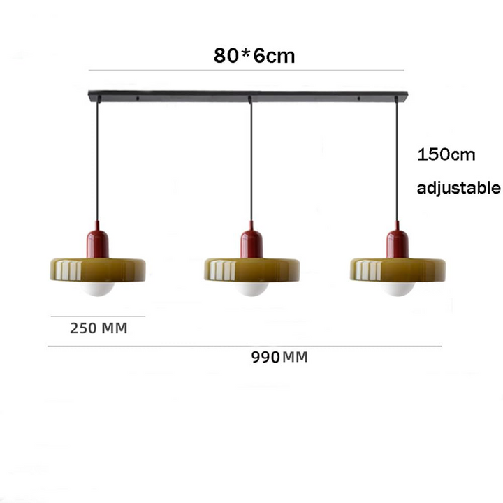 TriBau™ – Suspension Minimaliste Style Bauhaus