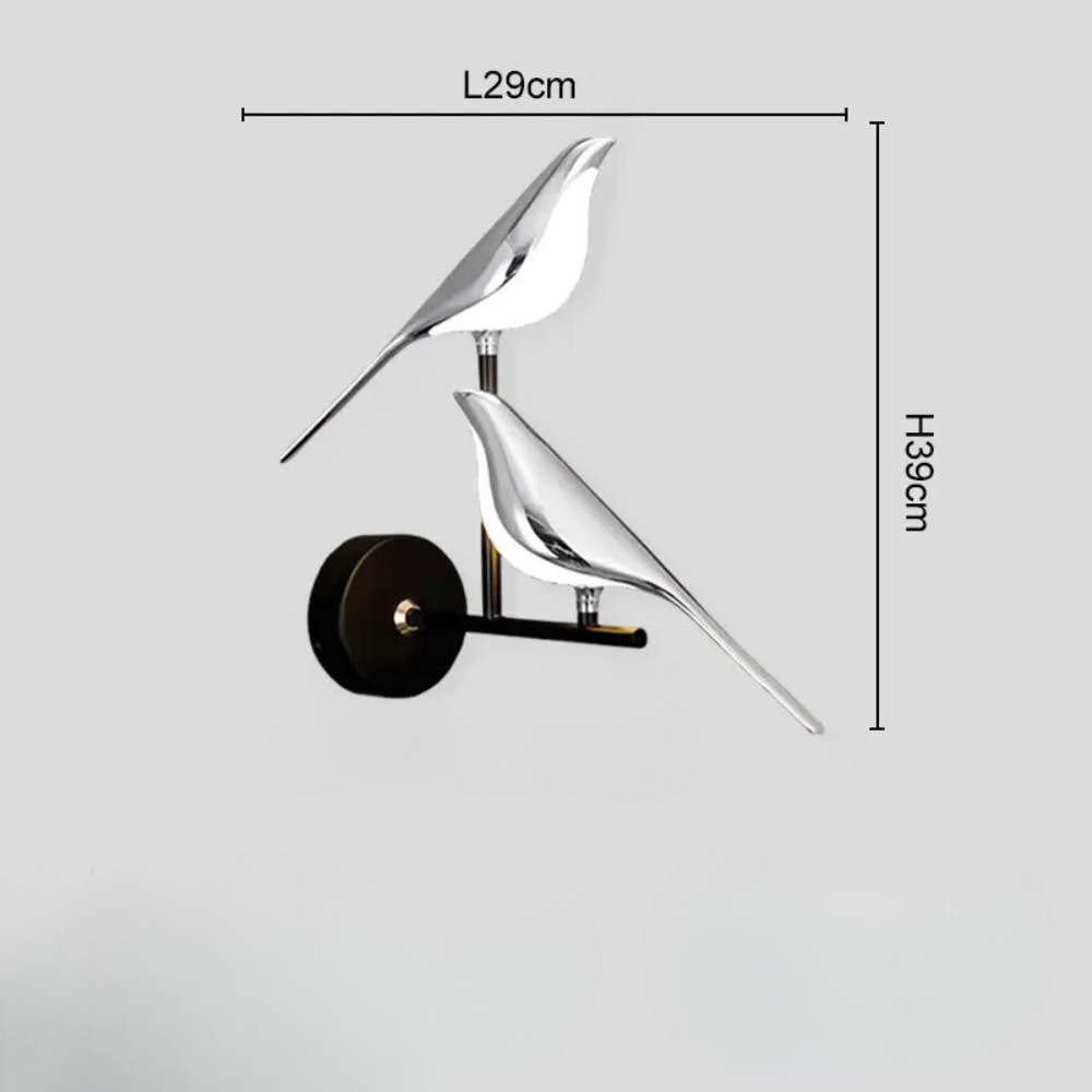 AileLumière™ – Applique Murale Oiseau LED Orientable