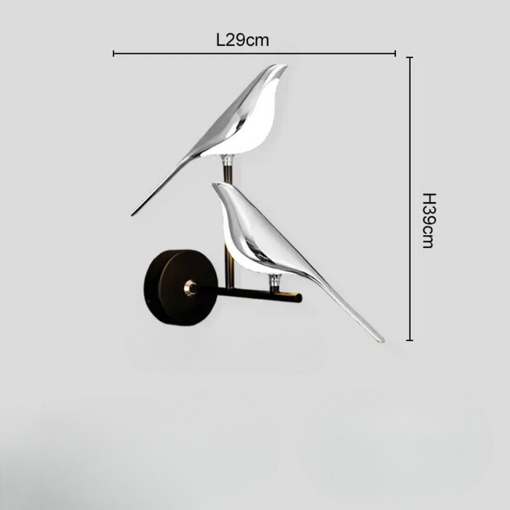 AileLumière™ – Applique Murale Oiseau LED Orientable